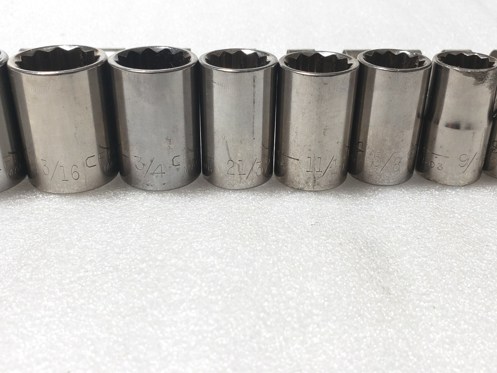 Craftsman SAE 14pc Socket Set, G-Series 1/2 Drive, 3/8″ thru 1-1/8″, USA Nice
