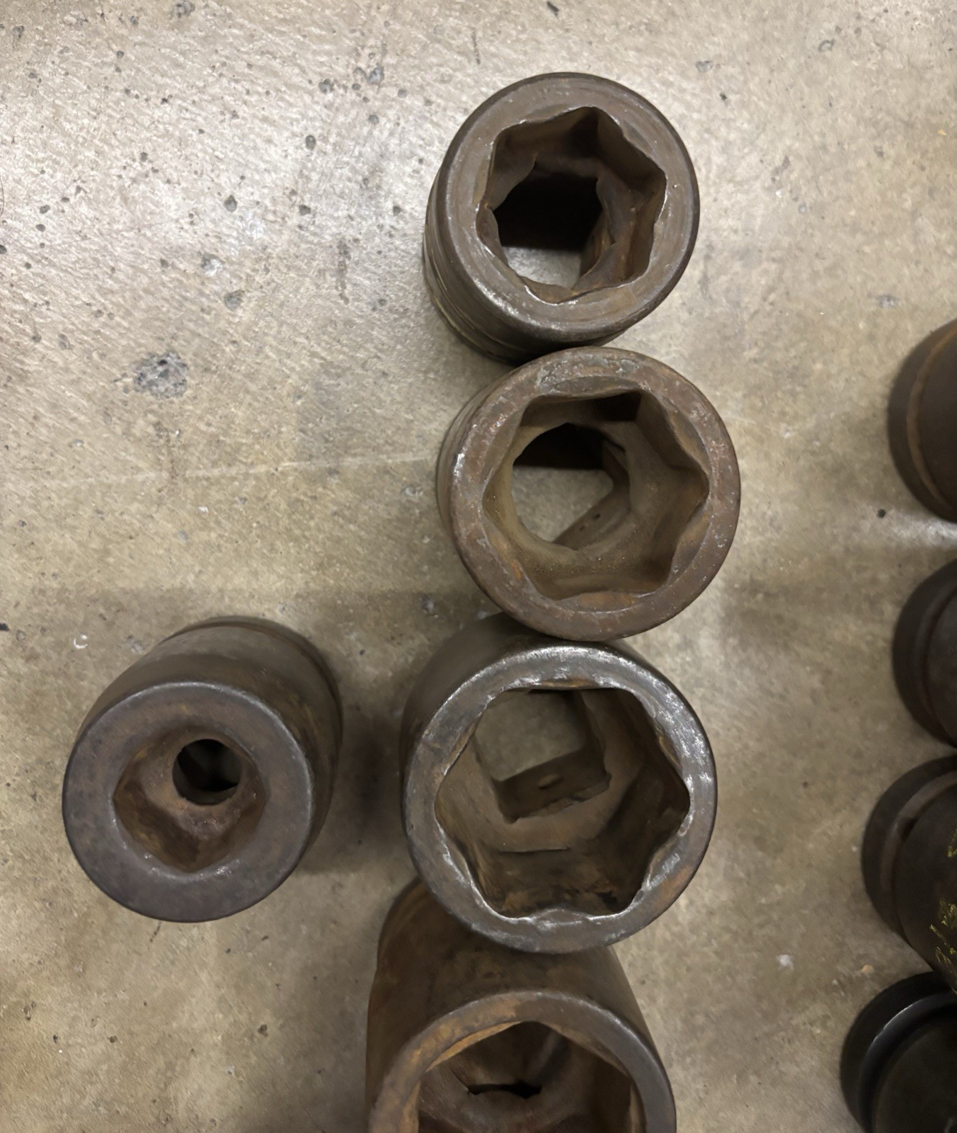 Mixed Lot 9 Pieces 1” Drive Impact Sockets Snap-on PROTO+
