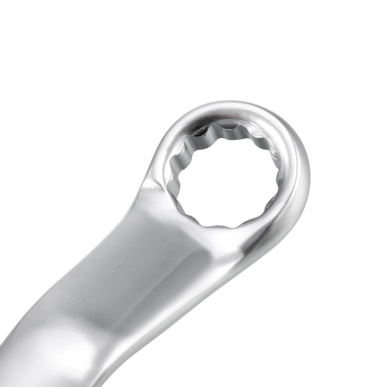 Metric 12 Point Offset Double Box End Wrench Chrome Plated Cr-V 11mmx13mm