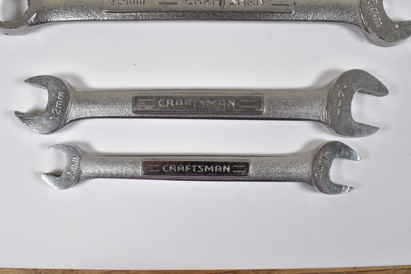 6x Craftsman Metric Wrench 10-22mm 12-Point Combination 6-Point Double Open End