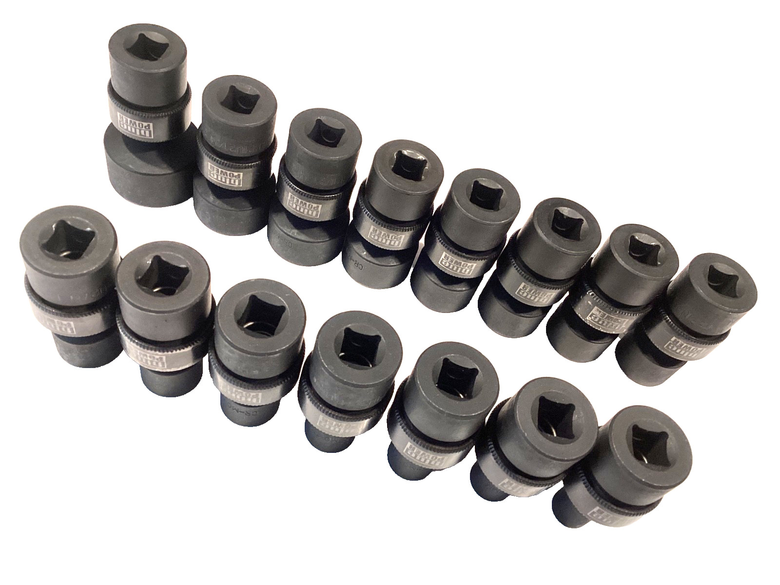 Cornwell 15 Piece 3/8″Dr Metric Swivel Impact Socket Set Snap Latch Case CBPIU2M
