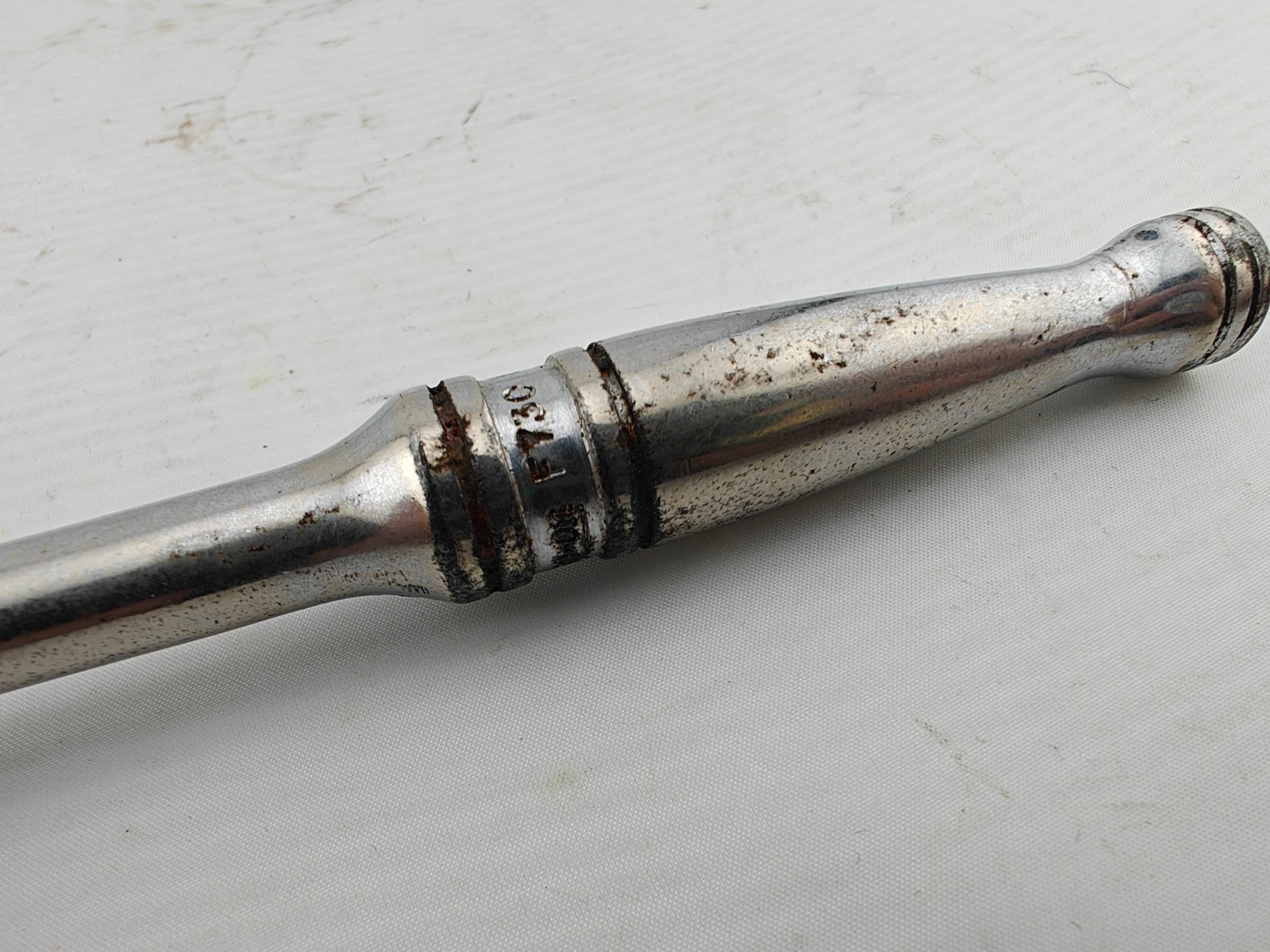 Vintage Snap On 3/8″ Drive 7.5″ Long Socket Ratchet Model F730 Made in USA Used