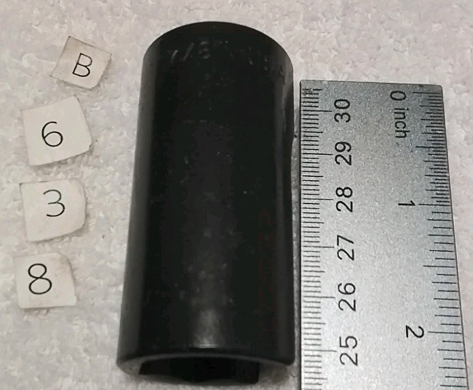 3/8″ DRIVE 7/8″×2-1/2″ LONG OXYGEN SENSOR IMPACT SOCKET SAE USA 🇺🇸