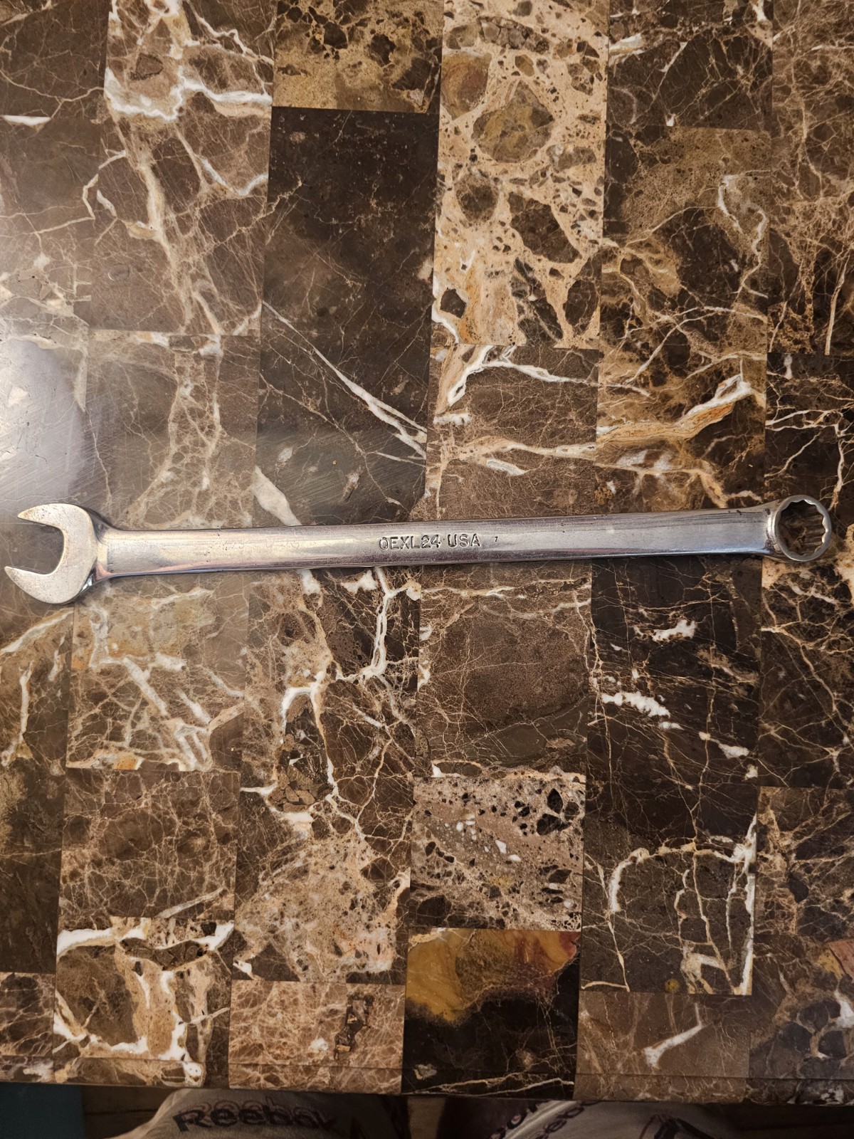 SNAP ON OEXL24B 3/4″ 12 PT XTRA LONG COMBINATION SAE OPEN BOX END WRENCH
