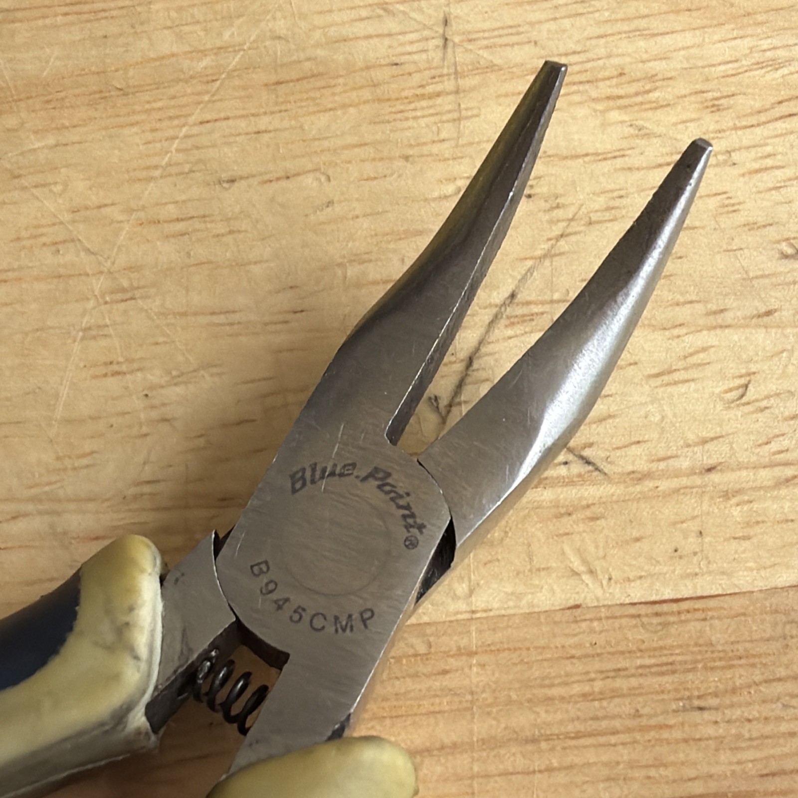 Blue Point Tools 5″ Long Mini 45 Degree Needle Nose Pliers B945CMP