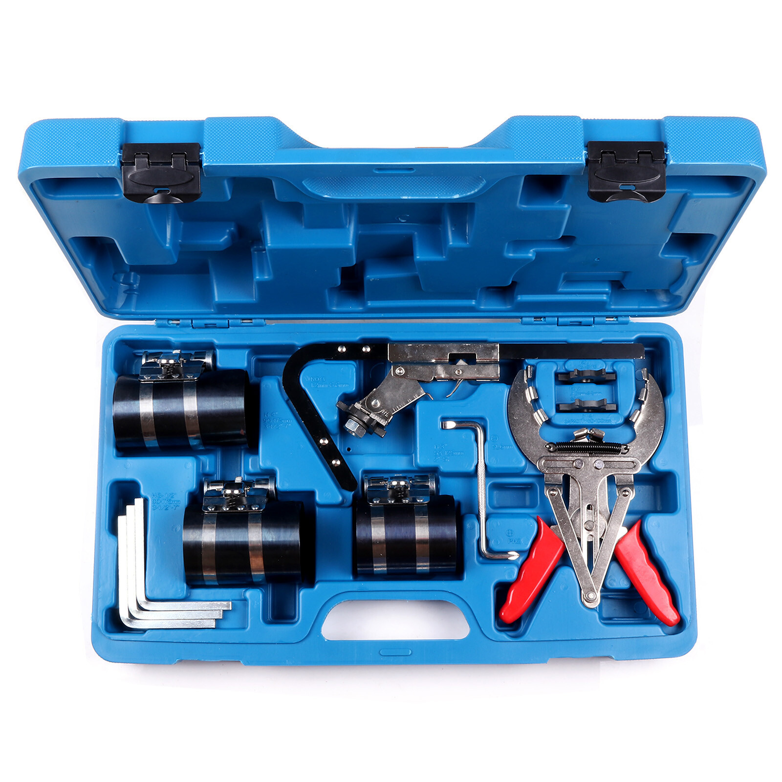 9PC Piston Ring Service Tool Set Auto Engine Cleaning Ring Expander Compressor