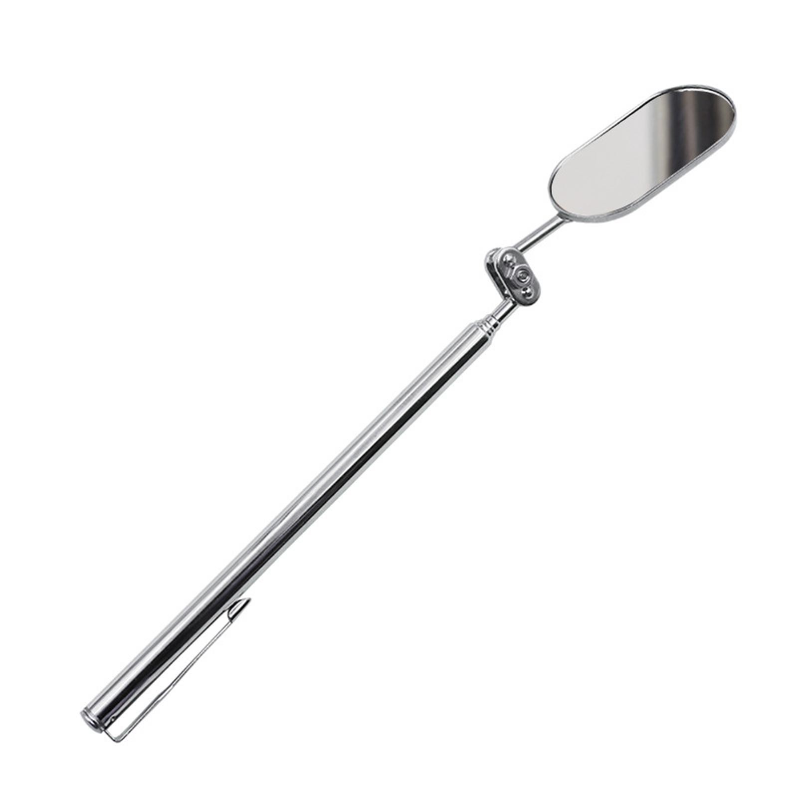 Telescoping Inspection Mirror Metal Car Repair Tool Mechanics Mirror