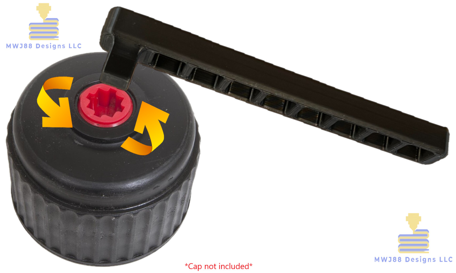 1/2″ Wrench for Utility Jug Cap Insert – VP Racing, JEGS, LC2, Scribner – Fuel