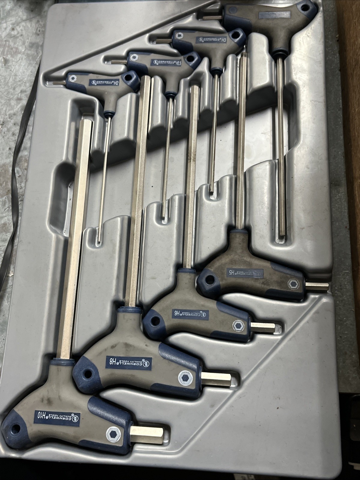 CORNWELL TOOLS CBS8THM 8 Piece Metric T-Handle Hex Key Set