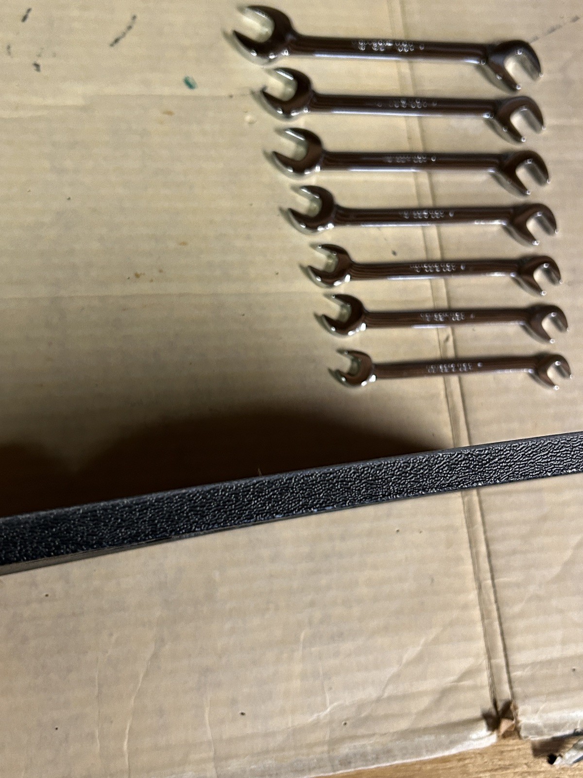 Snap-on Tools 7pc Metric 10mm-17mm 4-Way Angle Head Open End Wrench Set