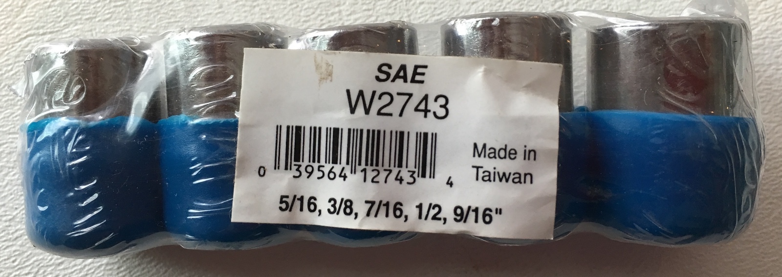2 PERFORMANCE TOOLS 5 PC 3/8 IN DRIVE SAE SOCKET SETS 5/16, 3/8,7/16,1/2, 9/16