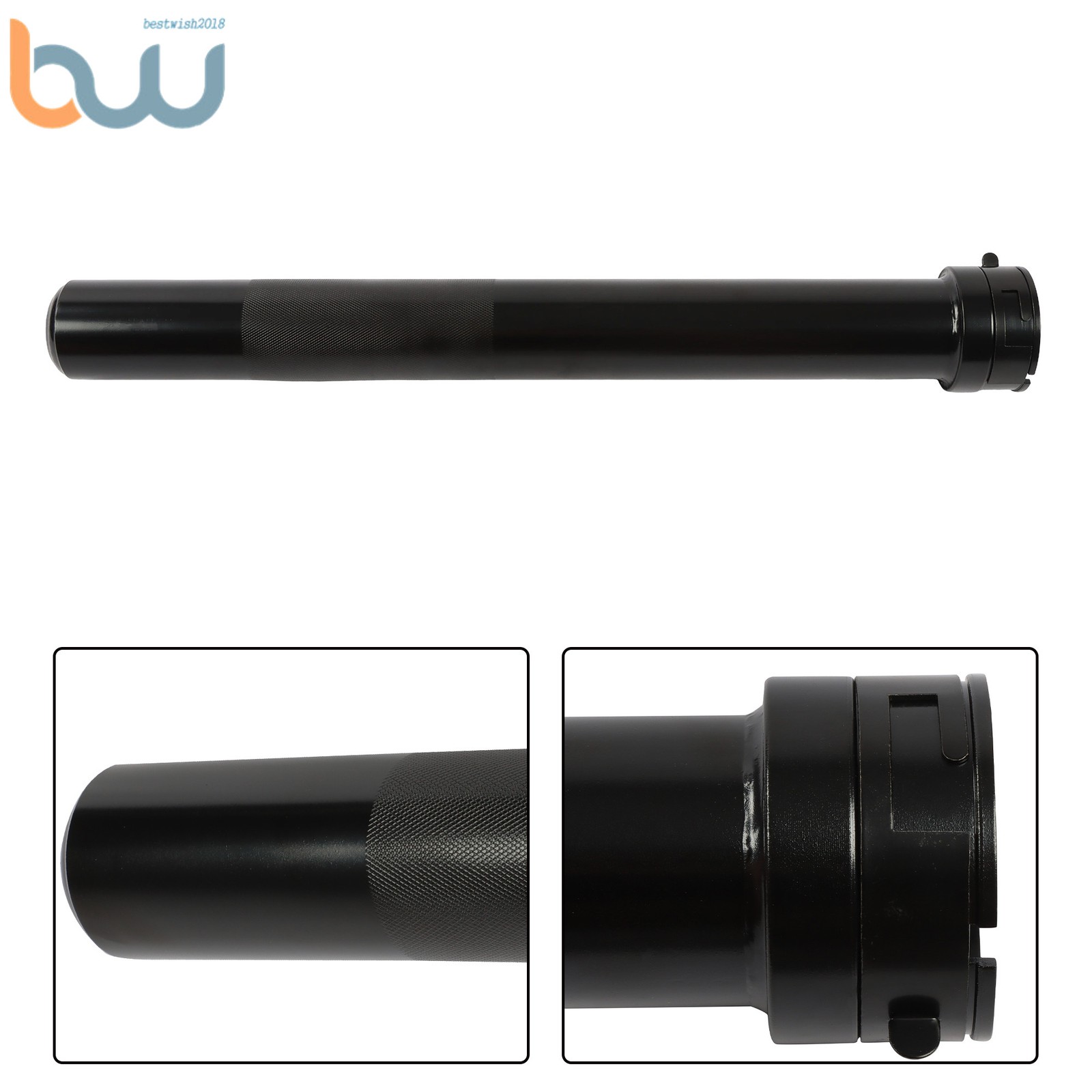 Inner Tie Rod Removal Installation Tool with 12 SAE & Metric Crowfoot Adapters