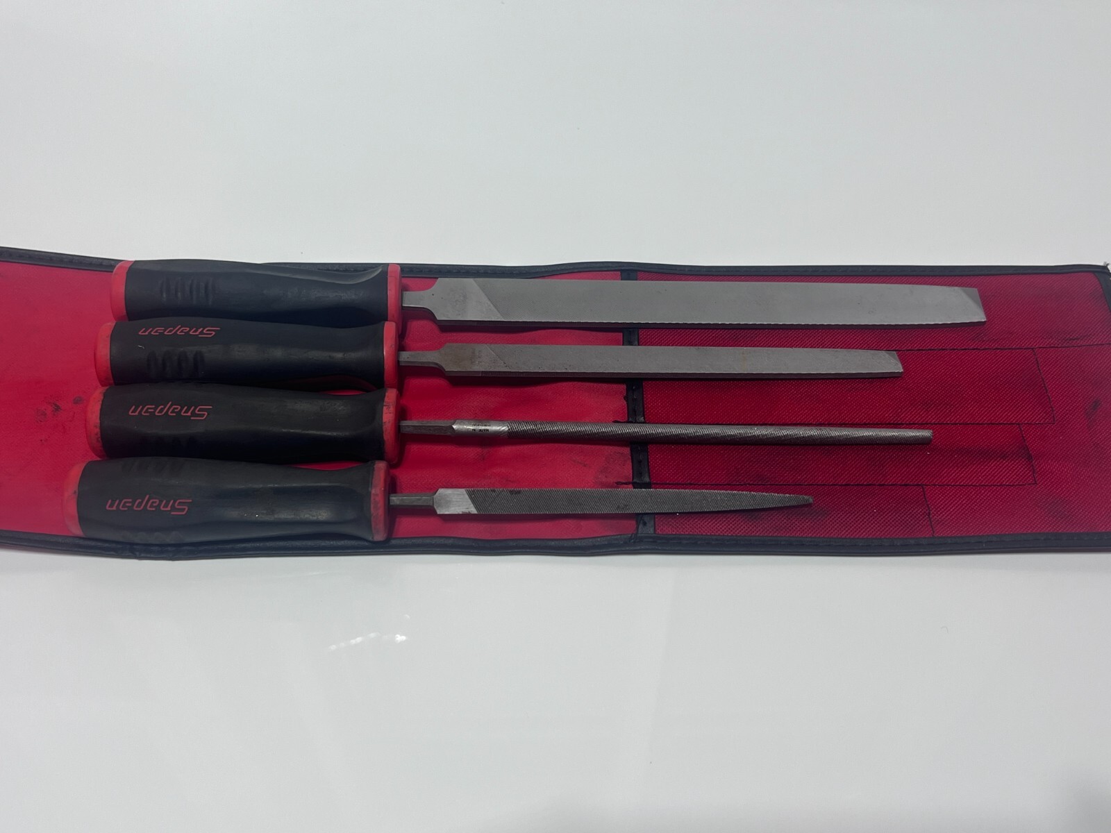 Snap-On Tools USA SGHBF500A Mixed File Set, (1) Triple Square (2) Mill (1) Round