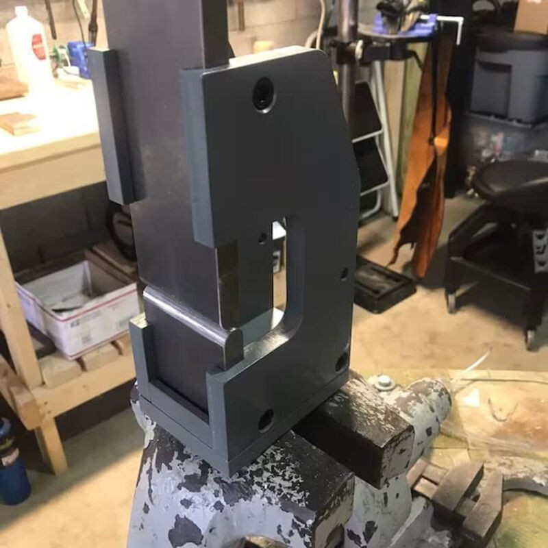 Blacksmith G2 Guillotine Tool Fullering Anvil Metal Work Round Square Shoulders