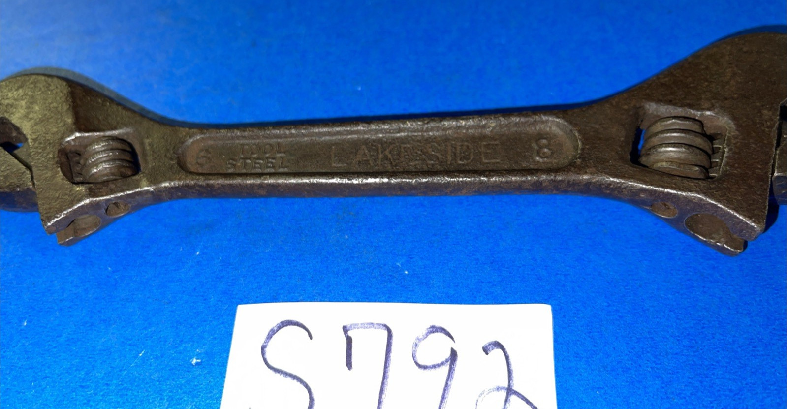 LAKESIDE TOOLS VINTAGE DOUBLE END CRESCENT WRENCH 6-8