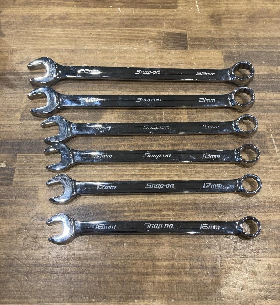Snap-on OEXM220B – OEXM160B Metric Wrenches 6 Piece Set [Used]
