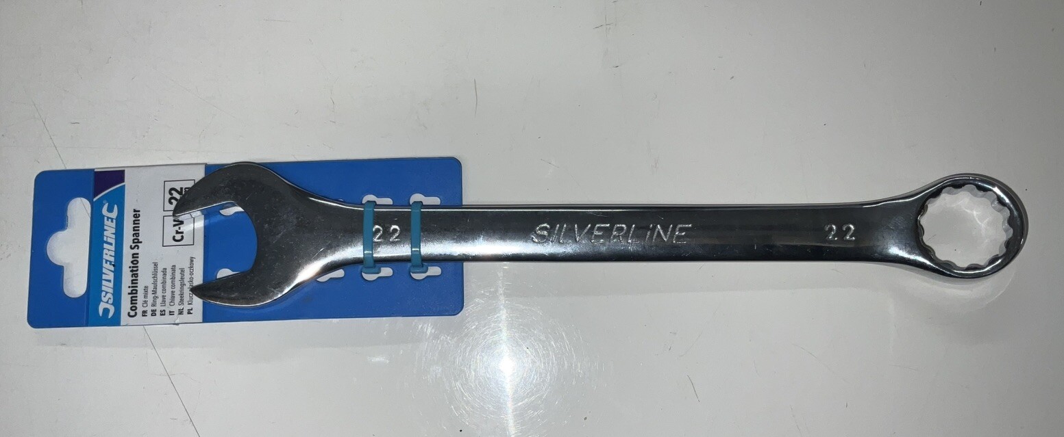 22MM SILVERLINE COMBINATION SPANNER LS22