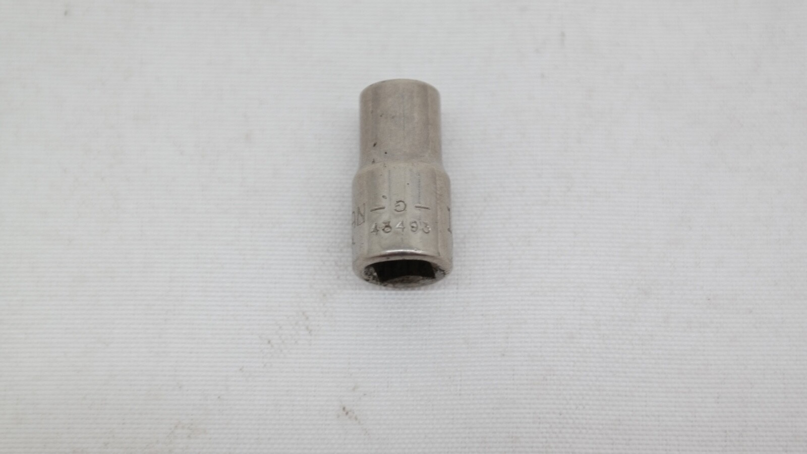 Craftsman 43493 1/4″ SAE 6 Point Socket 1/4″ Drive -G- Series Made in USA Vtg EL
