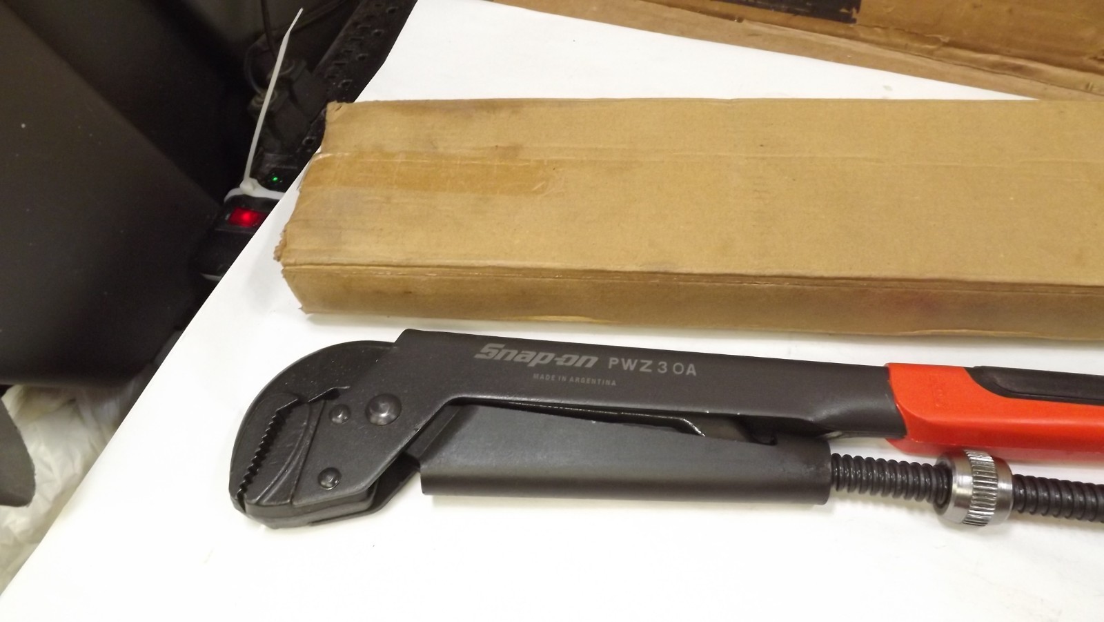 Snap-on Tools Soft Grip Adjustable Plier Wrench PWZ3OA RM