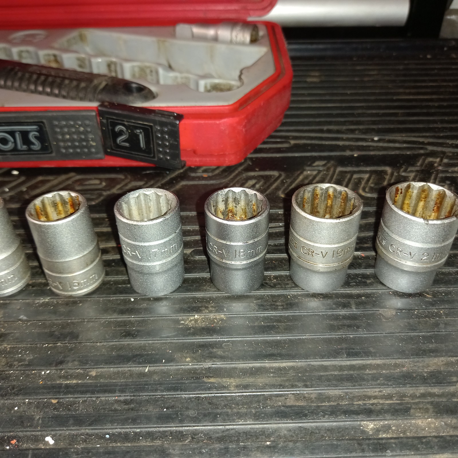 TENG MR21 1/2″ DRIVE METRIC SOCKET SET
