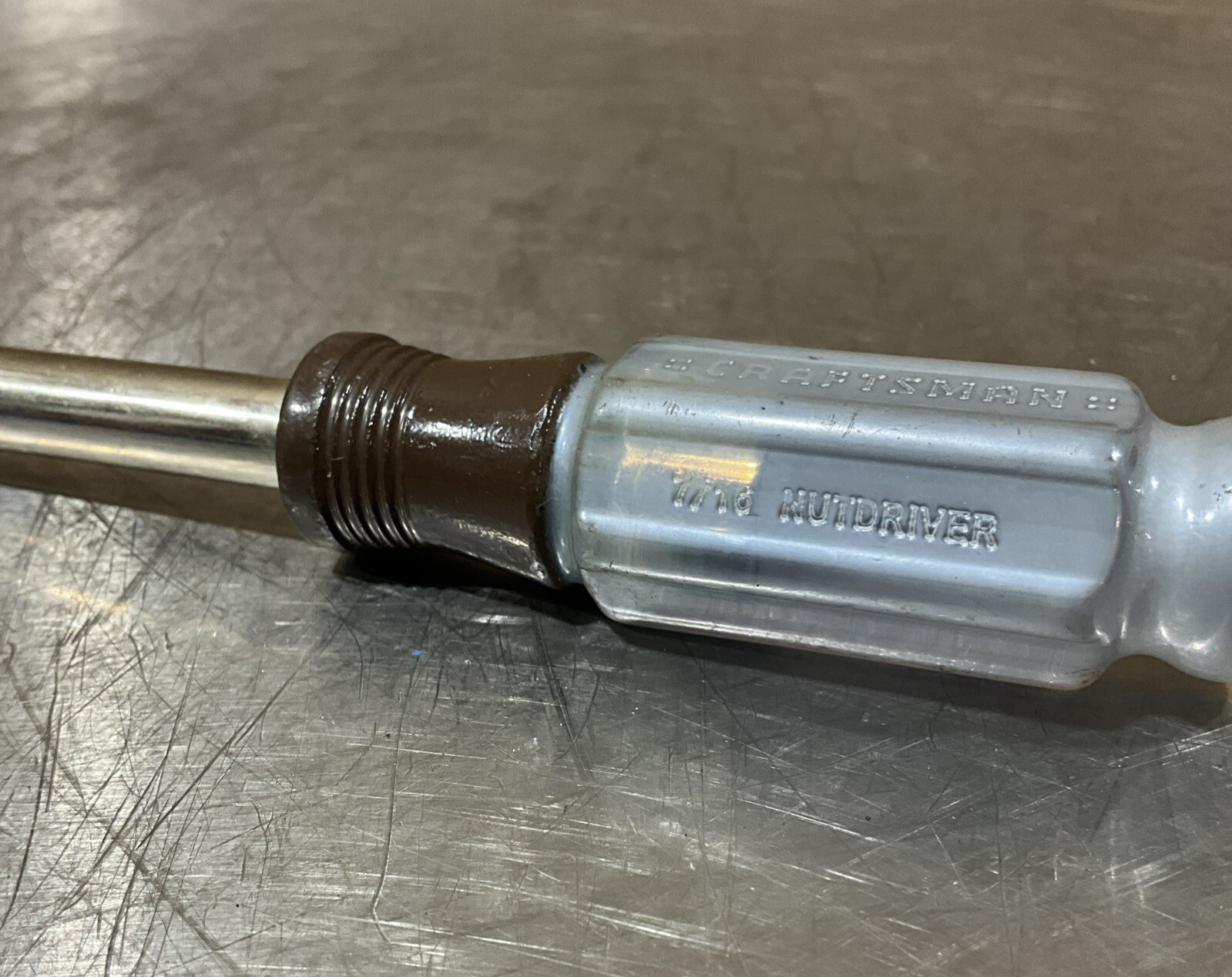 Craftsman 41975 S-AP Chrome 7/16 Nutdriver Nut Drive Brown