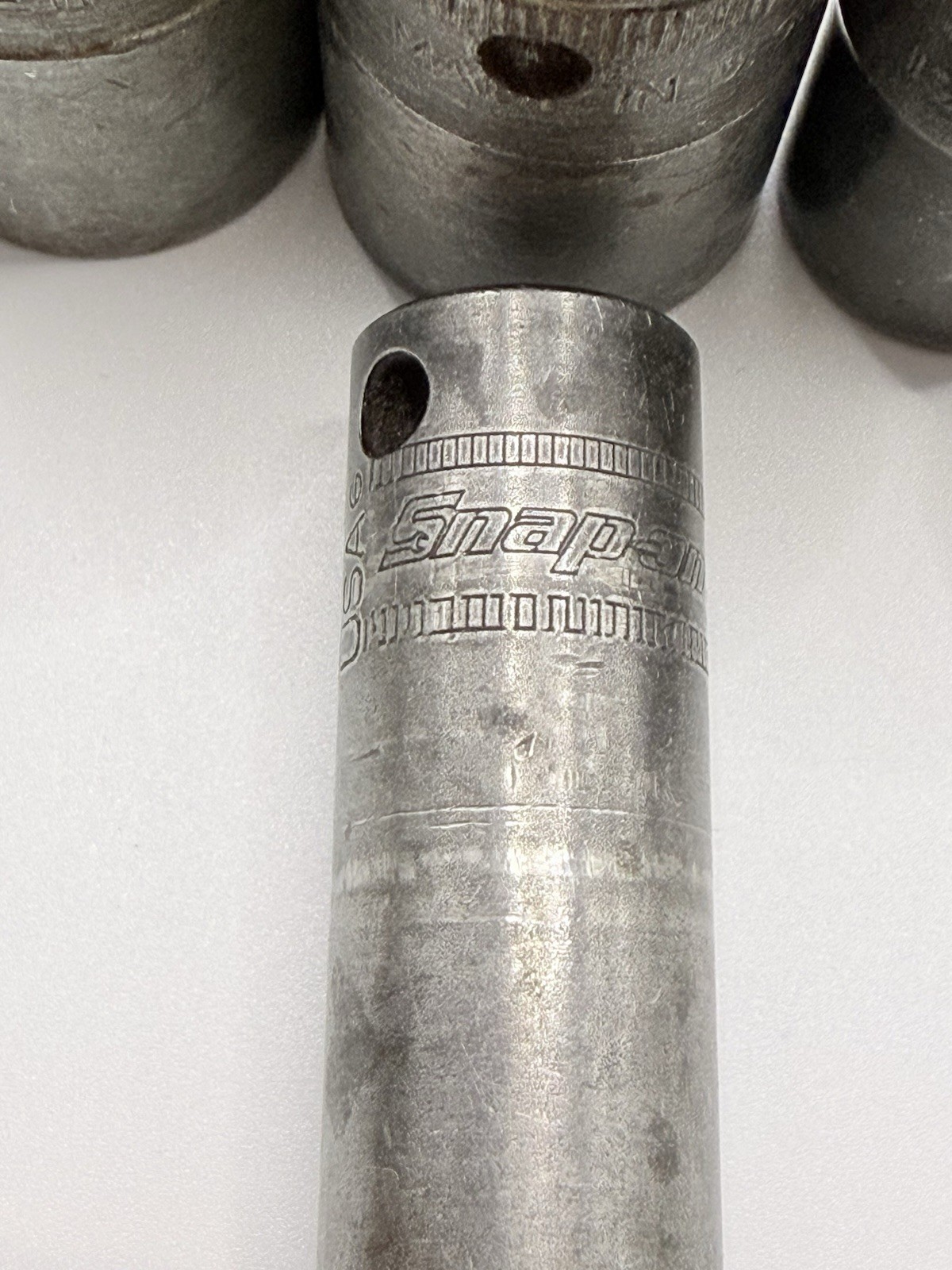 Vintage Snap-On USA Socket Set 1/2” Drive 12 Point – 10 Pcs Total