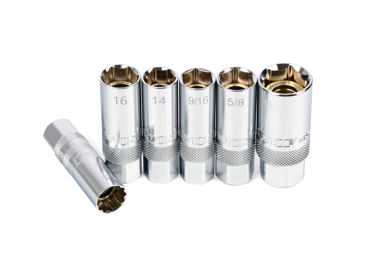 VIM Tools – 12 Piece 3/8″ Drive Magnetic Spark Plug Master Set – mspm100