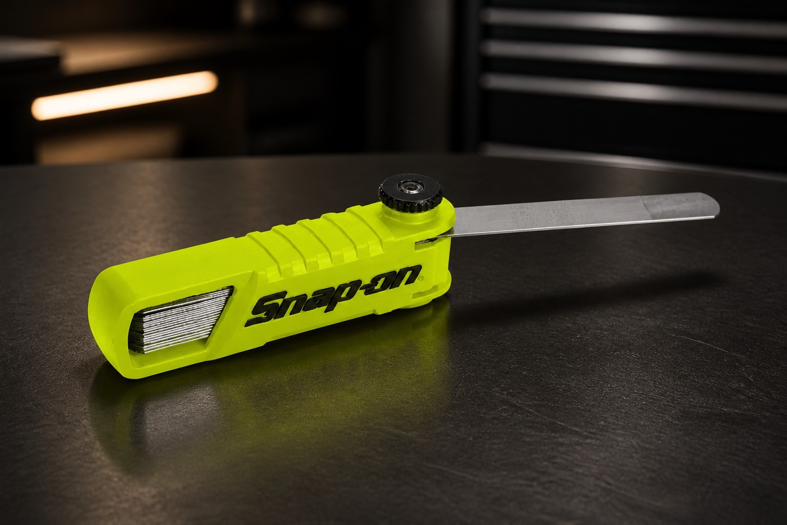 Snap On 25 step ground flat Blade Feeler Gauge Combination SAE/Met HIVIS FBSG325