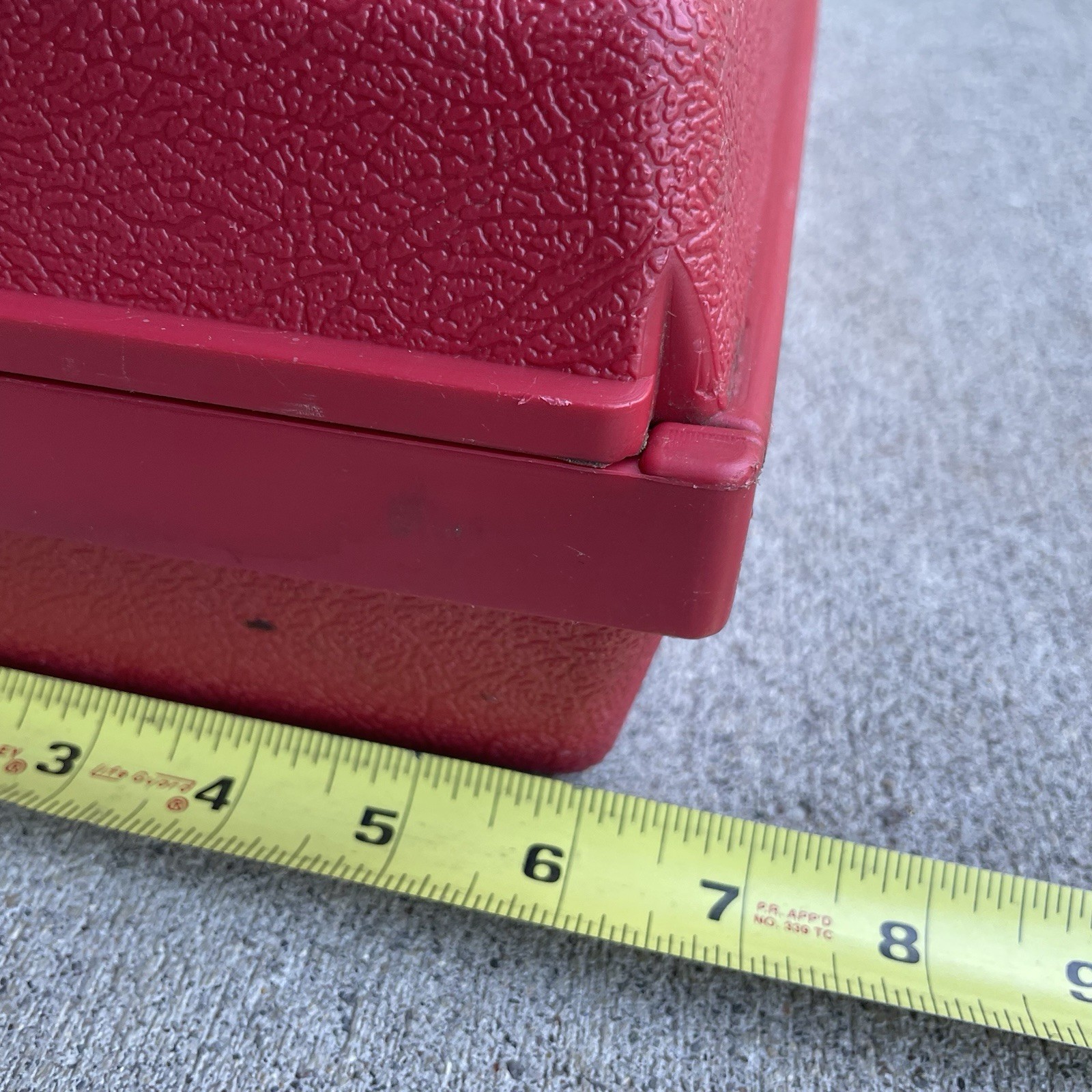 Vintage Sears Best Craftsman USA 18.5″ Red Permanex Tool Box Case