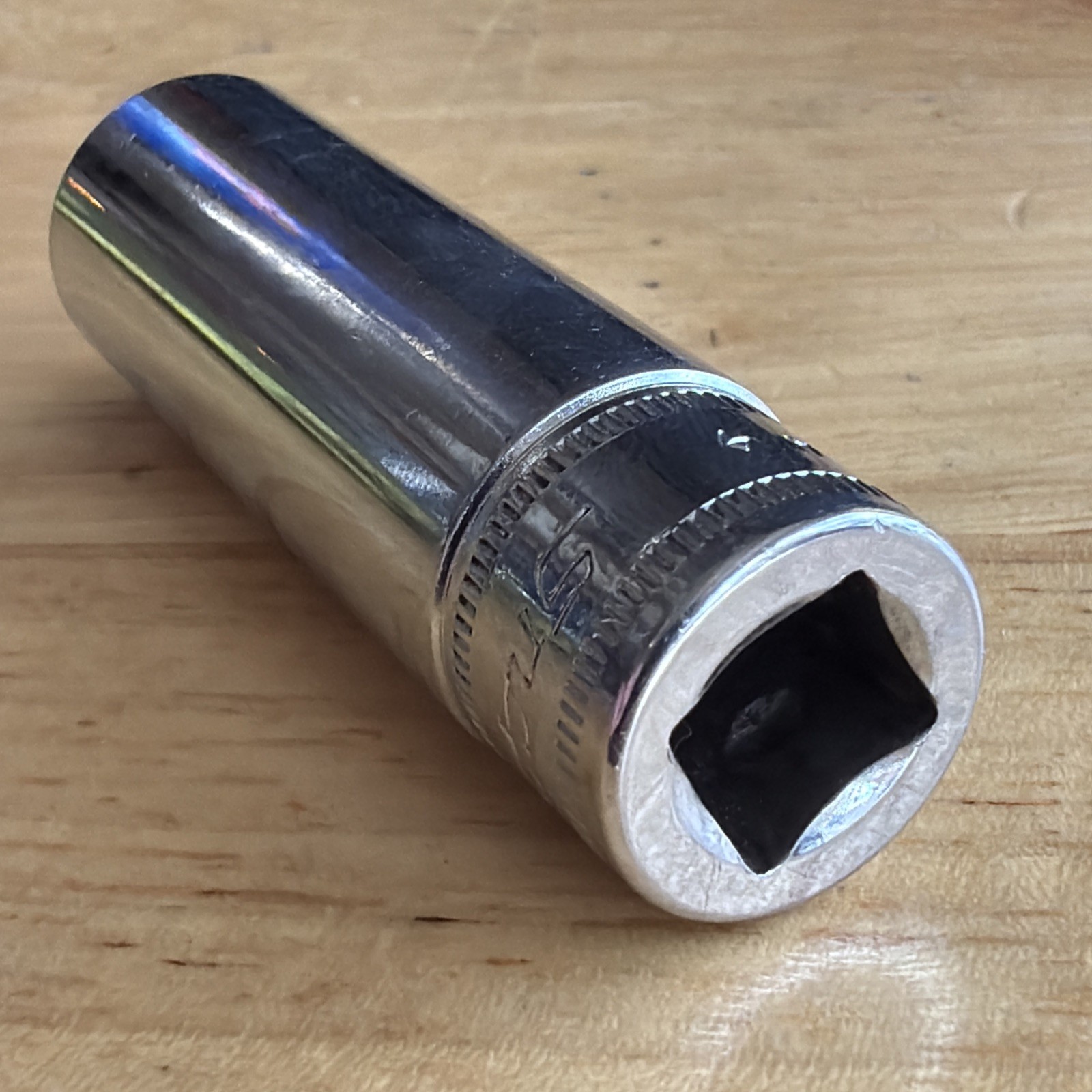 Snap On Tools 14mm Deep Socket 3/8″ Drive 12 Point SFM14 Made in USA