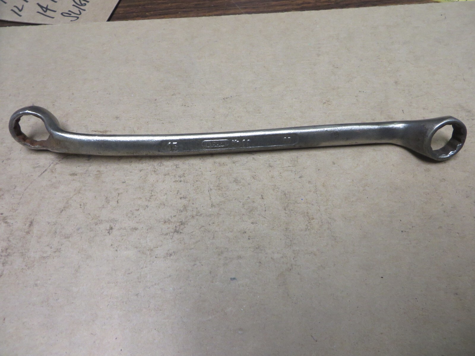 GEDORE 12 POINT OFFSET BOX 14mm x 15mm COMBINATION WRENCH # 13