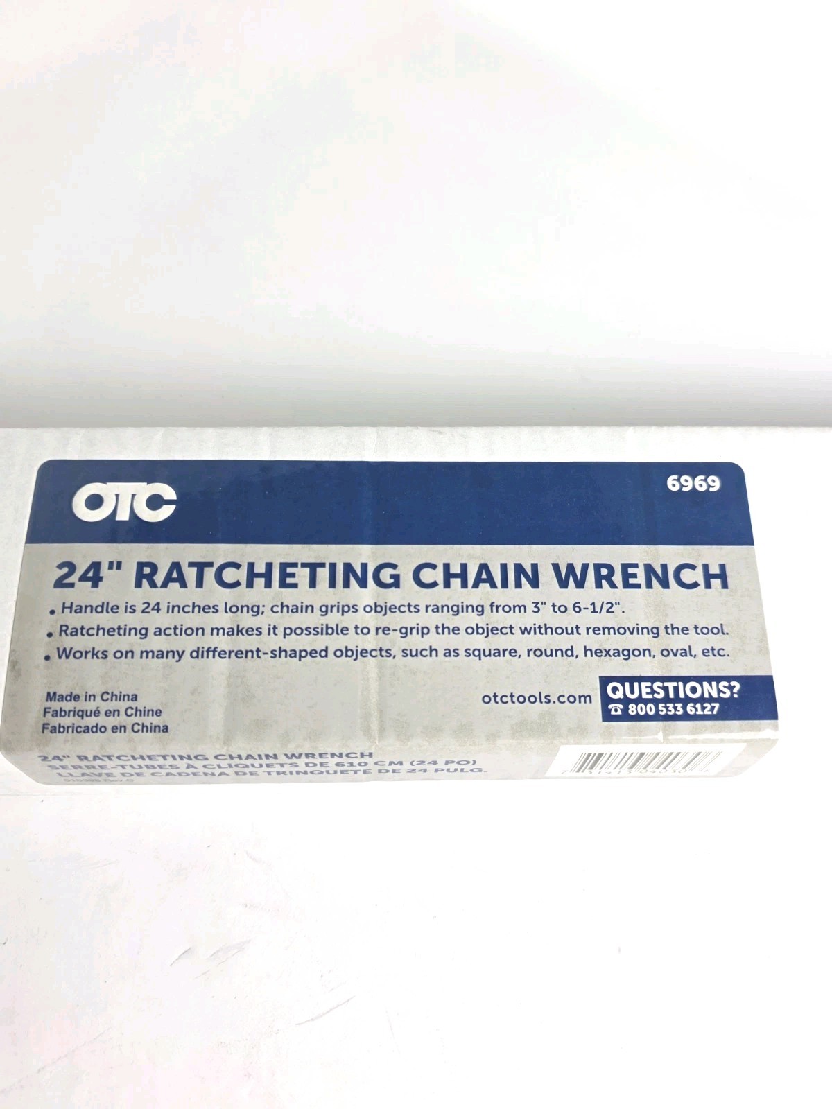OTC 6969 Ratcheting Chain Wrench 24″ OTC6969 New Free Shipping