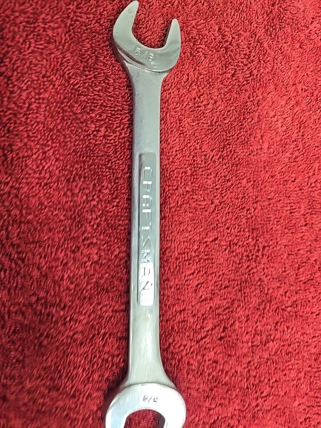 Craftsman 5/8” X 3/4” Double Open End Wrench -VV- 44582 Vintage