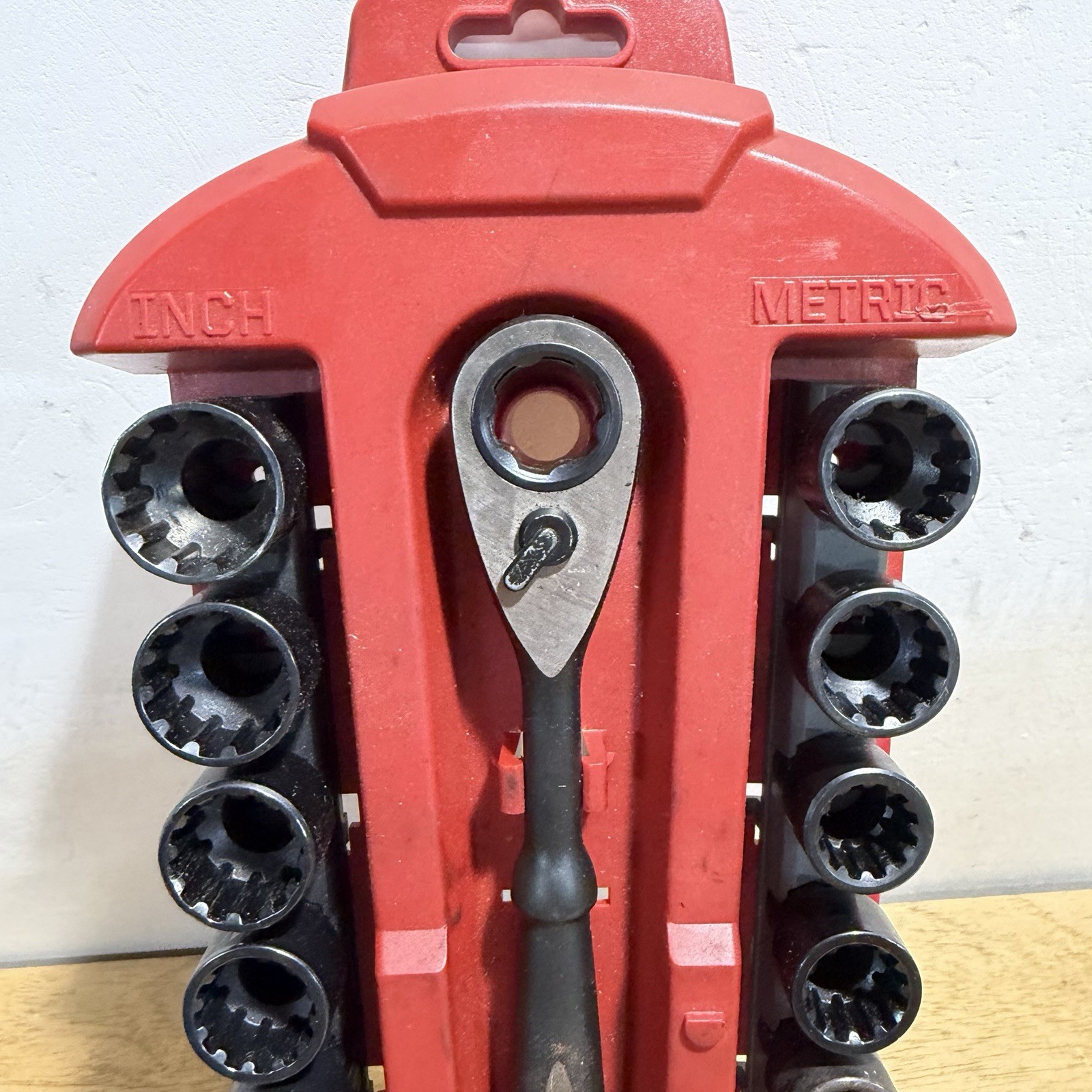 Sears Craftsman Metric SAE Max Axess Socket Set Pass Through 19pc 31415L-AC