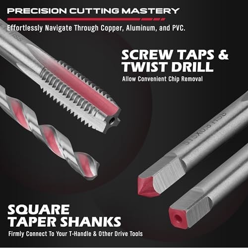 320-Piece Thread Repair Tool Kit – Metric & SAE Heli-Coil Inserts, Drill Bits, S