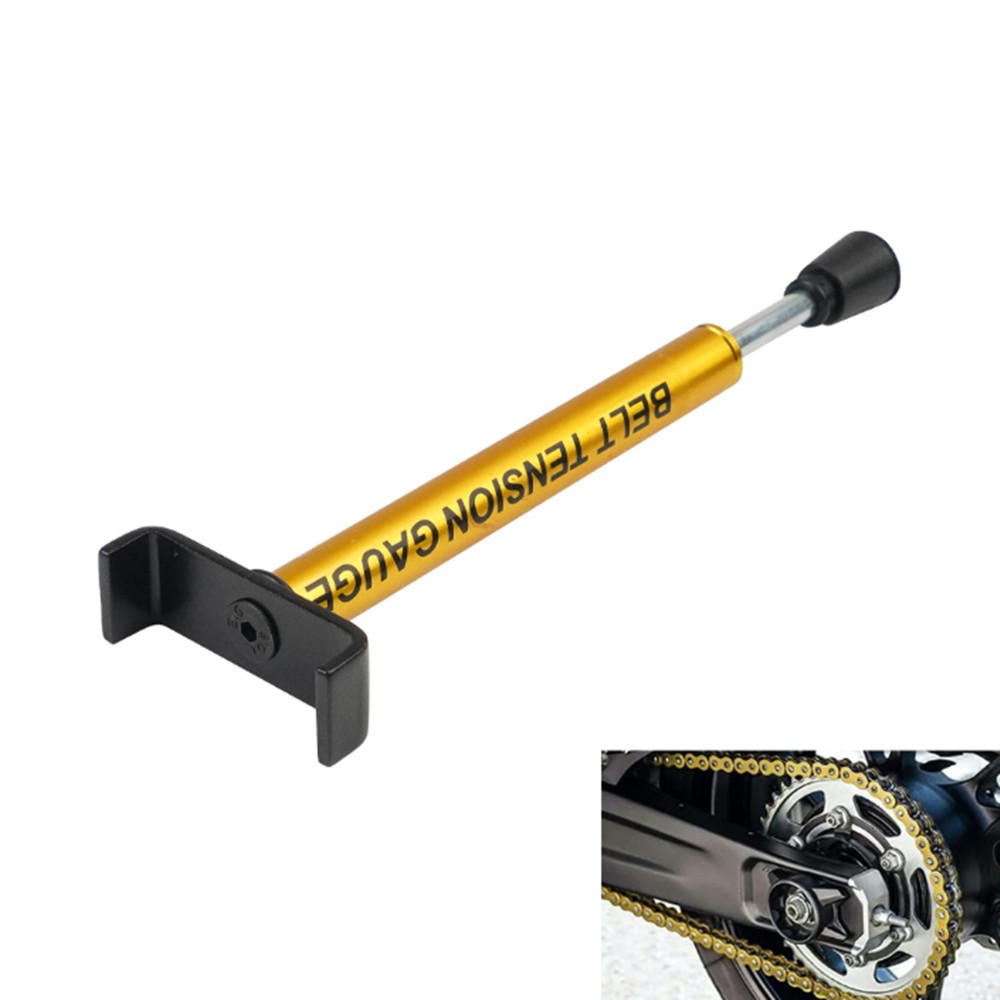 1x Belt Tension Gauge Adjust 10Lbs Belt Tool for Motorcycle Bicycle Drive Belts