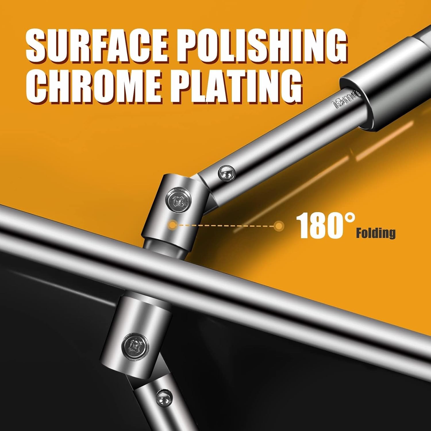 2Pack 14″ Folding 4-Way Lug Wrench – Universal Cross Wrench for Car/Truck/SUV