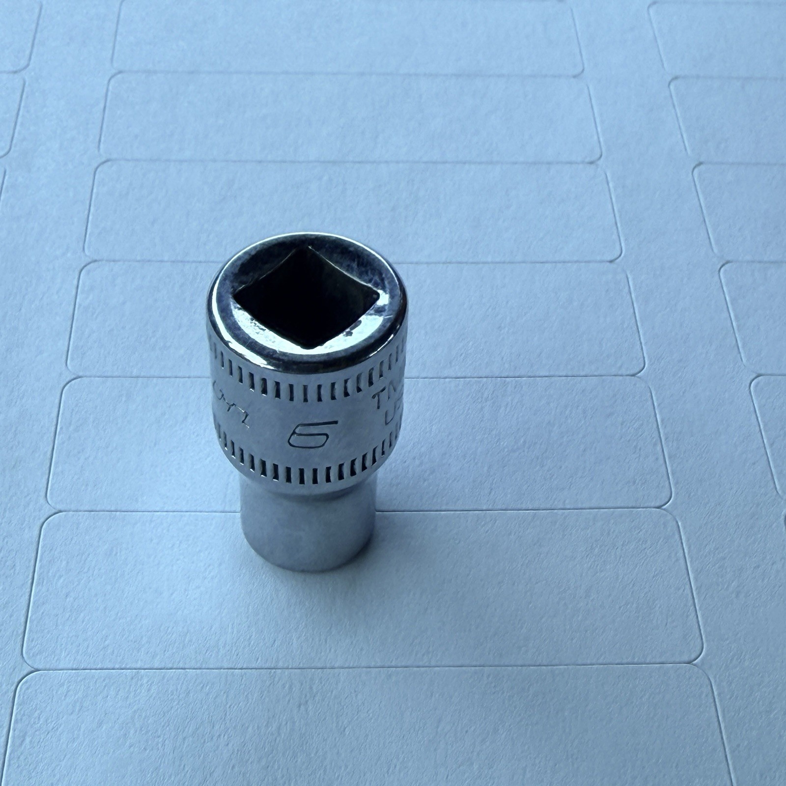 SNAP ON 6mm 1/4″ Drive 6 Point Shallow Chrome Socket TMM6 Flank Drive – USA
