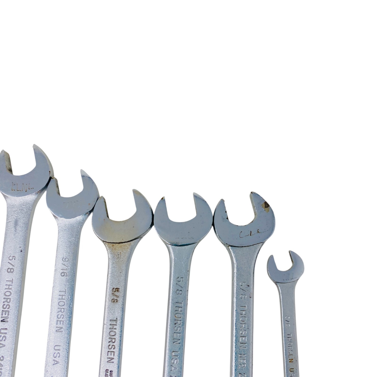 Thorsen USA Combination Wrench Lot SAE Mechanics Hand Tools Set, 10 Pcs