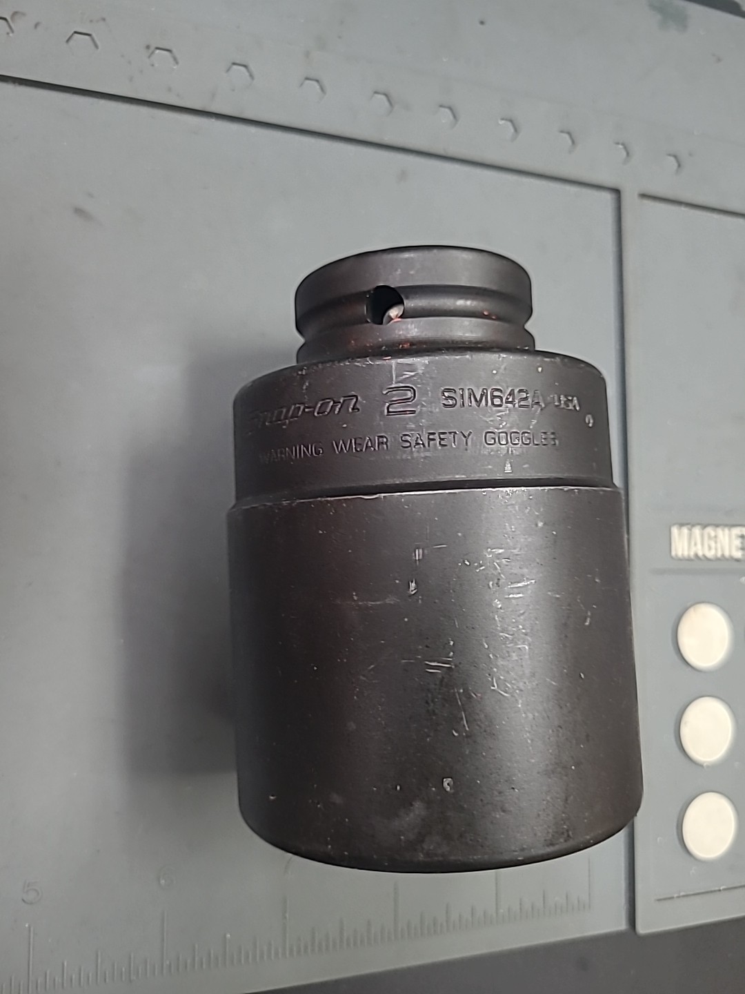 Snap-on Tools SIM642A 3/4″ Drive 6-Point SAE 2″ Deep Impact Socket USA