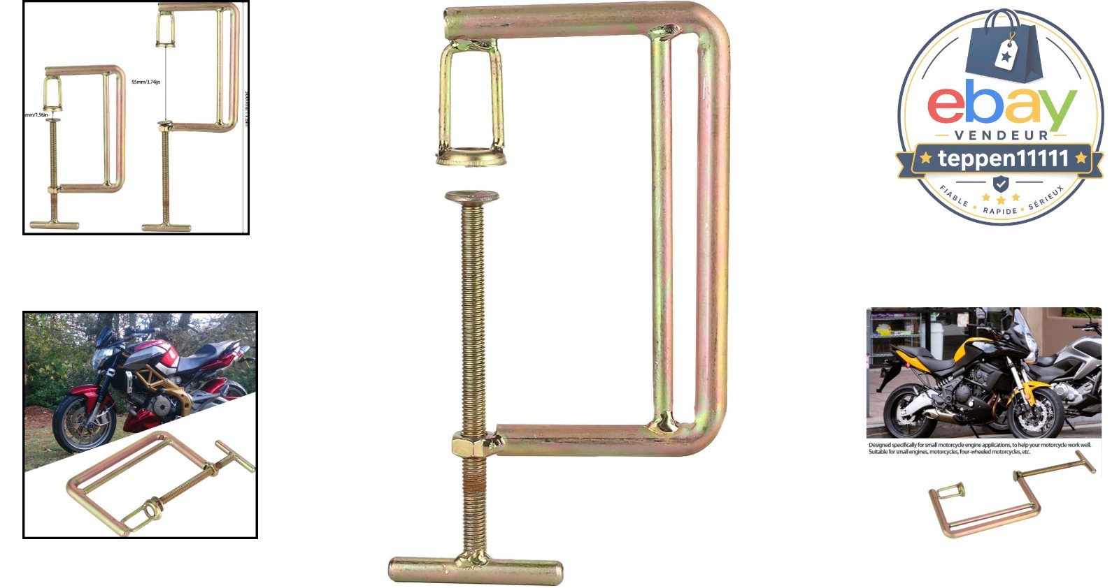 Aluminum Valve Spring Compressor Tool C Clamp