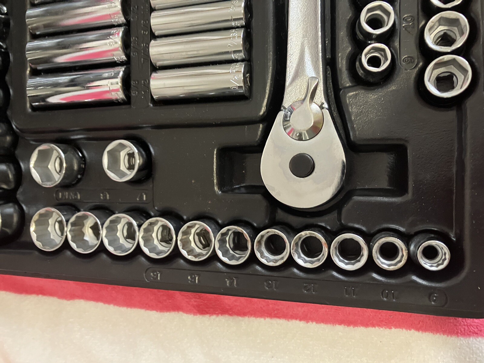 Vintage Craftsman 107pc Mechanics Tool Set USA USED SAE Metric 1/4” 3/8” 1/2” Dr