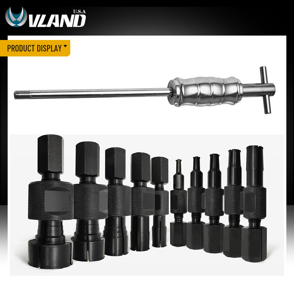 9pc/Set Blind Hole 8-32mm Inner Bearing Puller Remover Slide Hammer Internal Kit