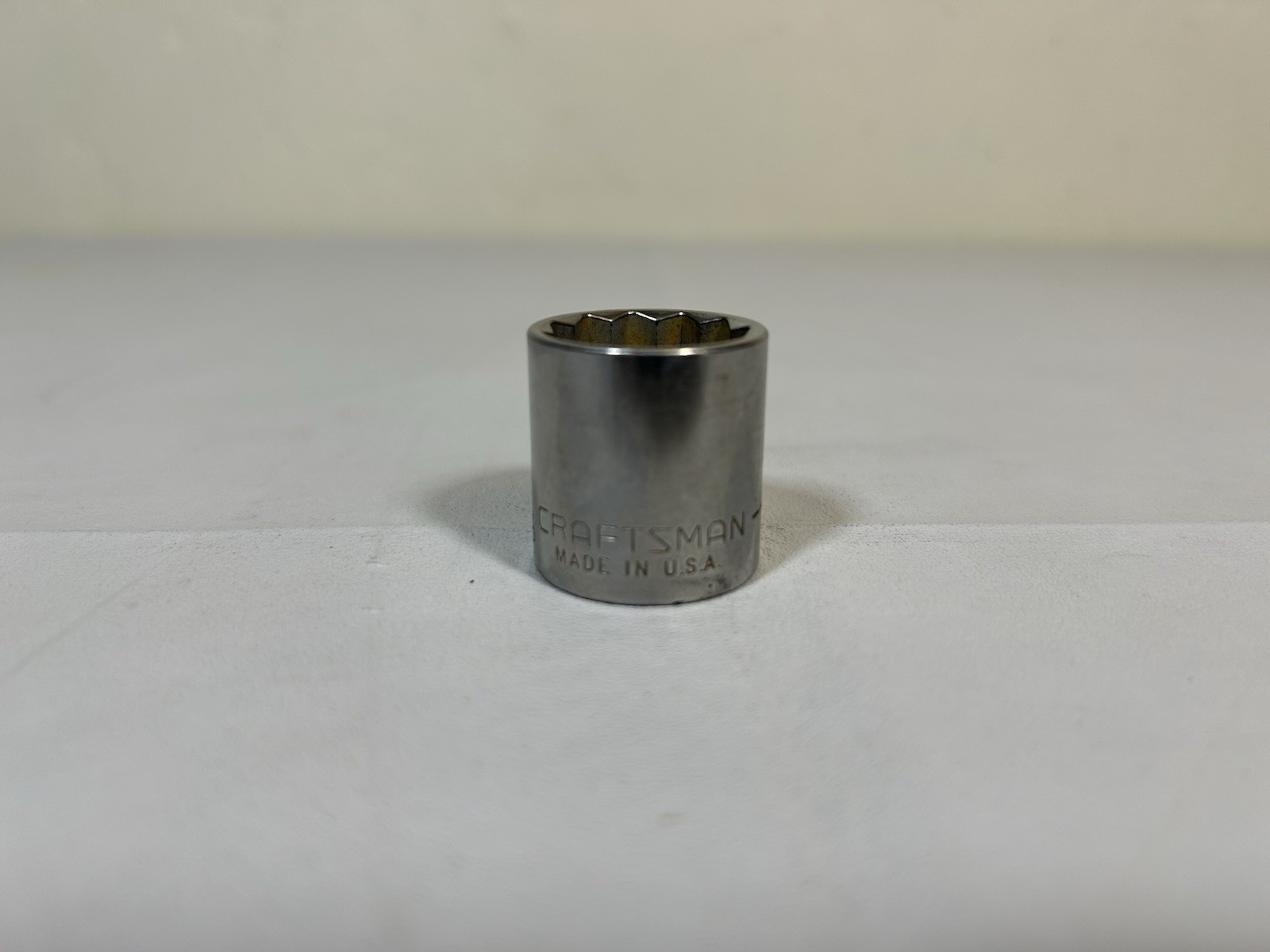Craftsman -G- 44338 3/8 Inch Drive 12 Point SAE 13/16″ Inch Shallow Socket USA