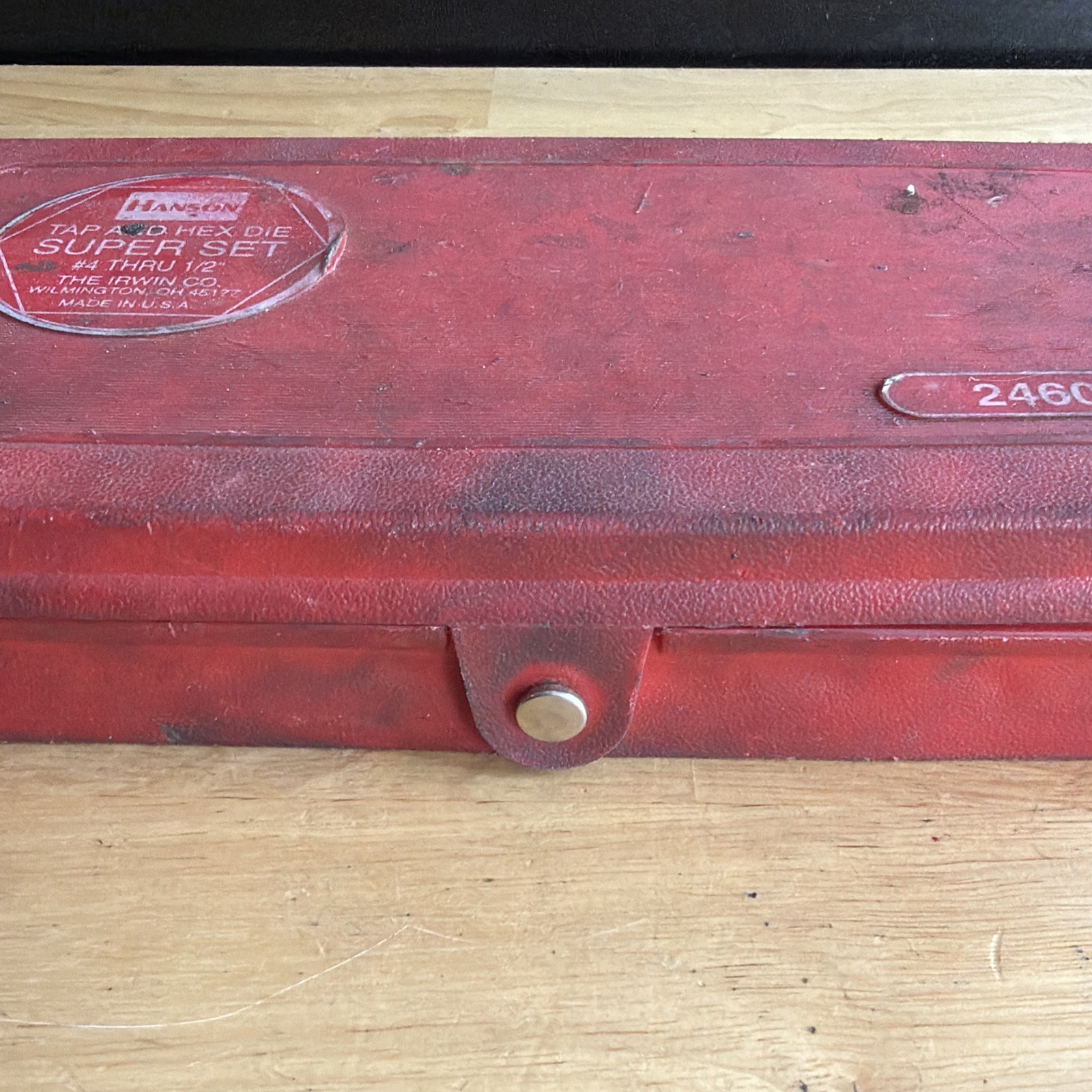 Hanson Tool Hex Tap and Die Super Set W/ Case 24606 Made in USA READ!