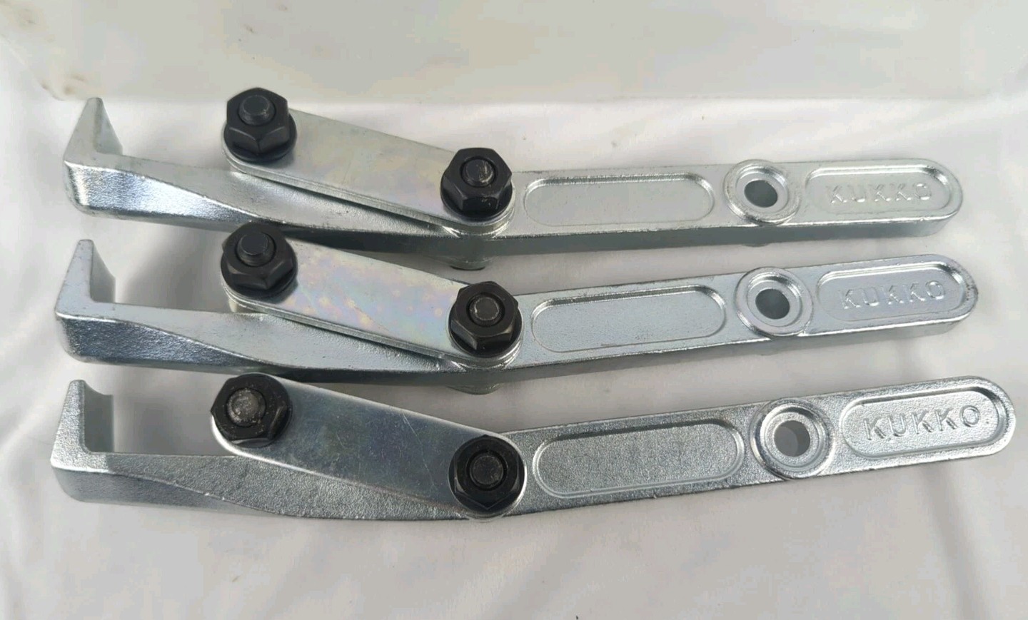 NEW Kukko Set of 3 Puller Legs w/Connecting Bars & Bolts – 206-02-220-S