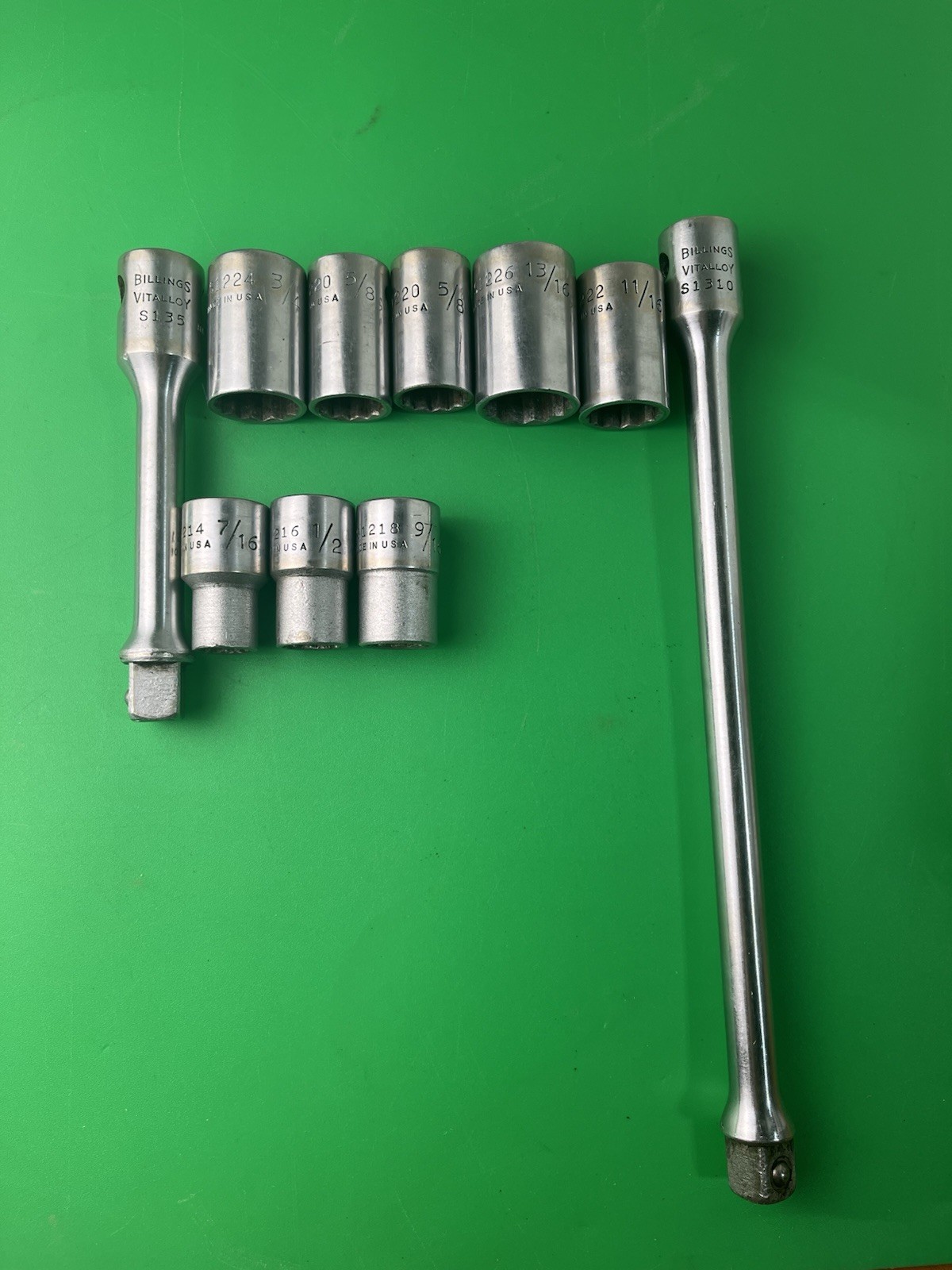 Billings VitALLOY Socket Lot Of 10 S Series 2 Extensions