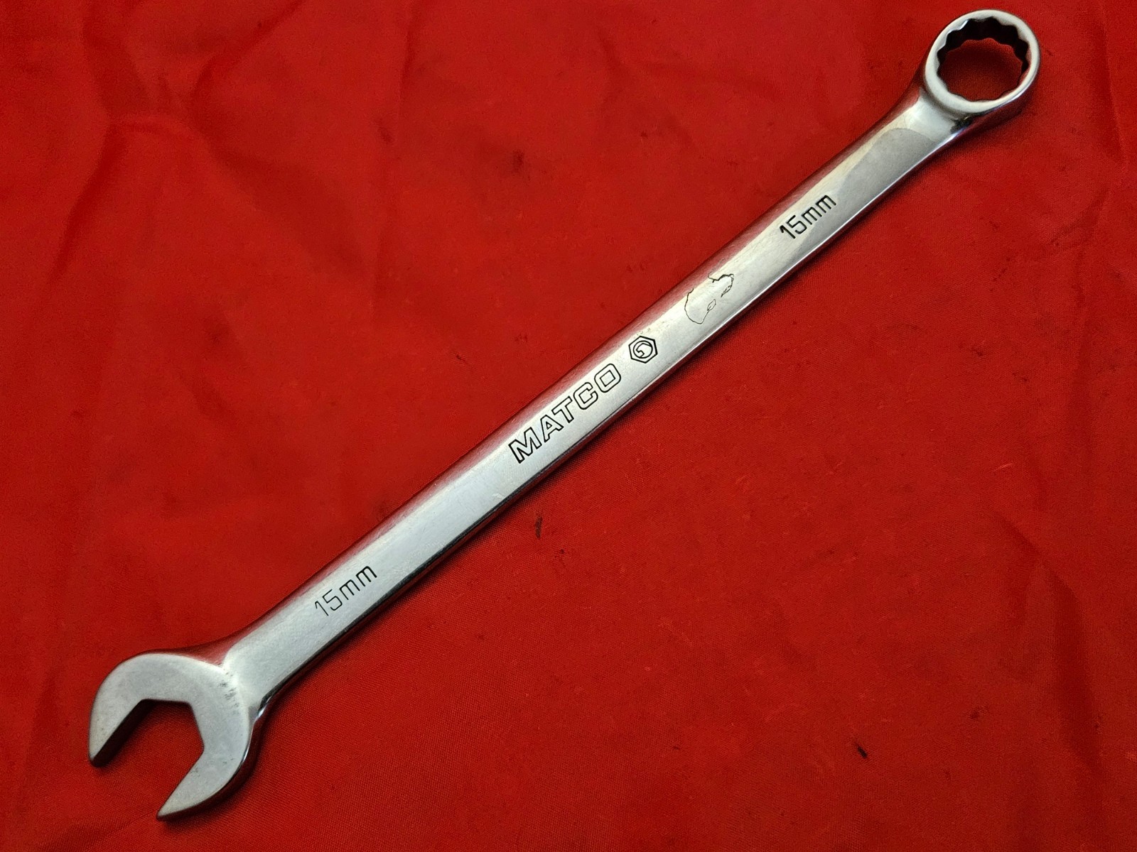 MATCO RCL15M2 15mm 12 Point Combination Wrench Open Box End USA Metric S14