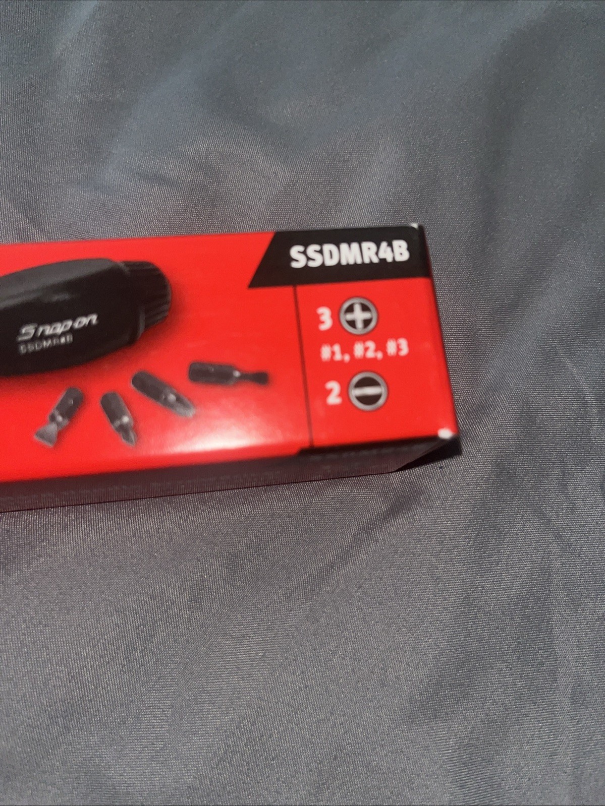NEW Snap-on BLACK Ratcheting Screwdriver SSDMR4B *BLACK HARD HANDLE* New In Box!