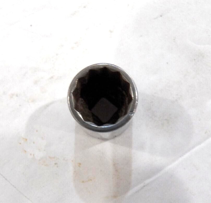 Craftsman 1/2 in 1/4-Dr 12-Pt Standard Socket #43607 -VV- Series – Made in USA